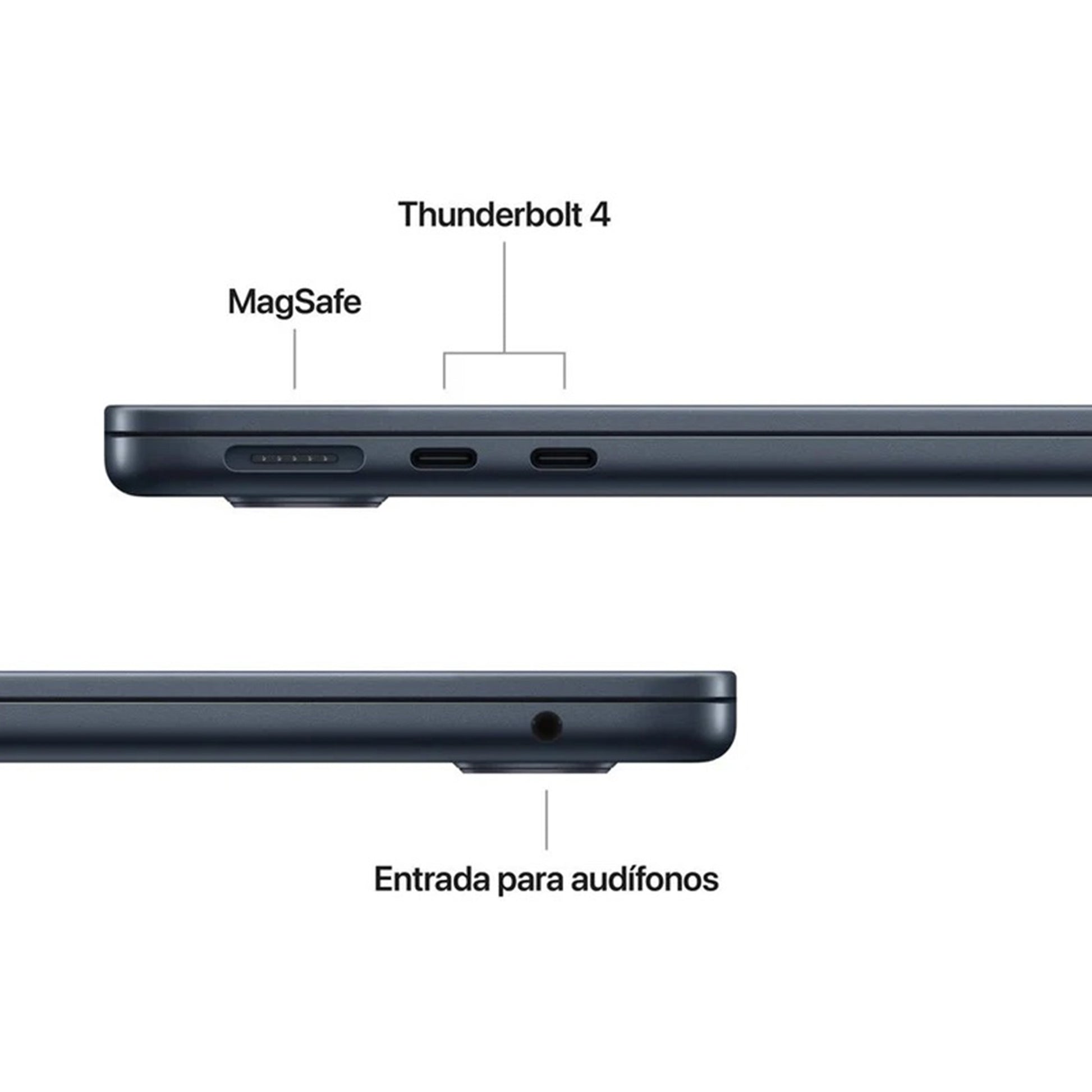 MacBook Air 13 M5 Media Noche 4