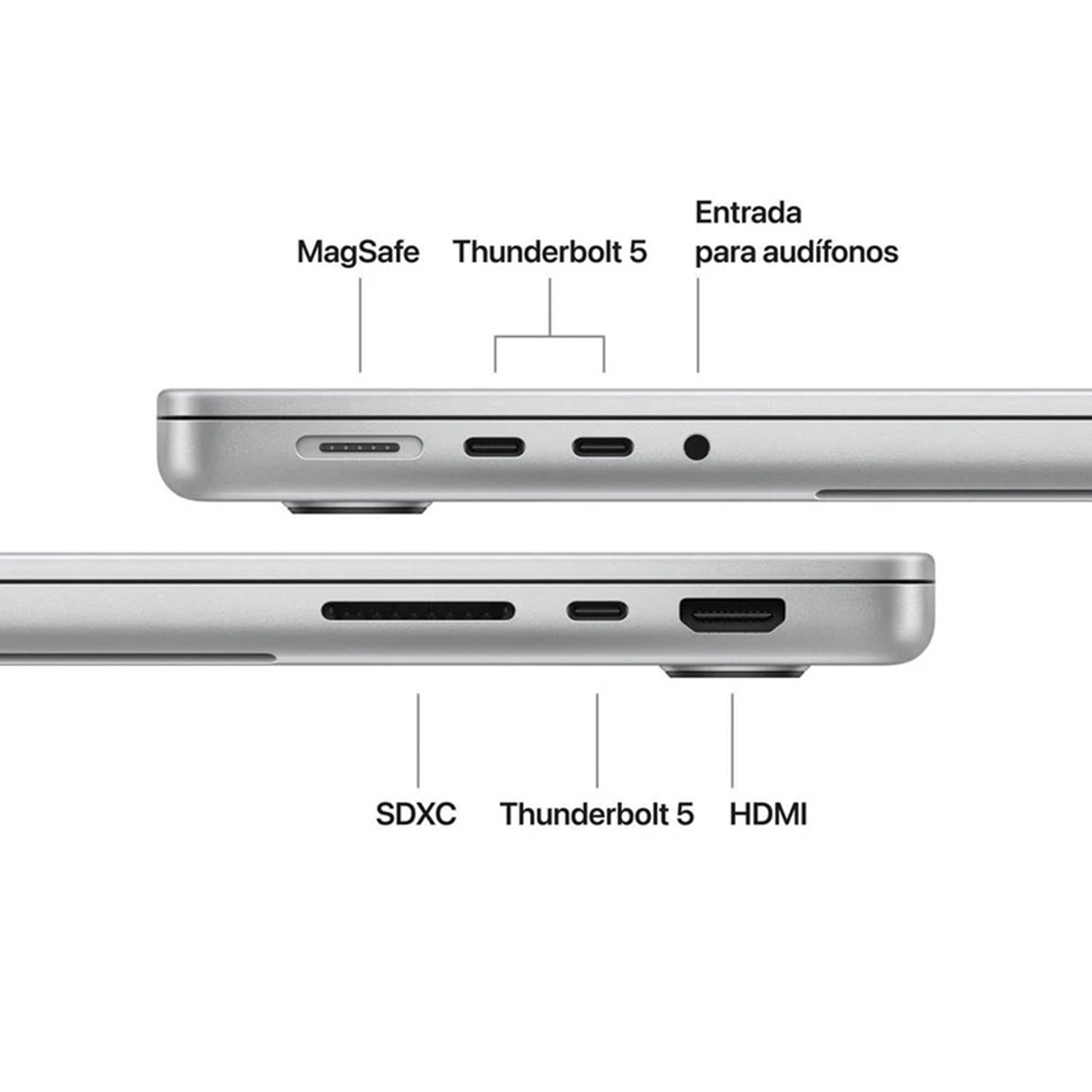 MacBook Pro 14" (M5 MAX) Plata 5