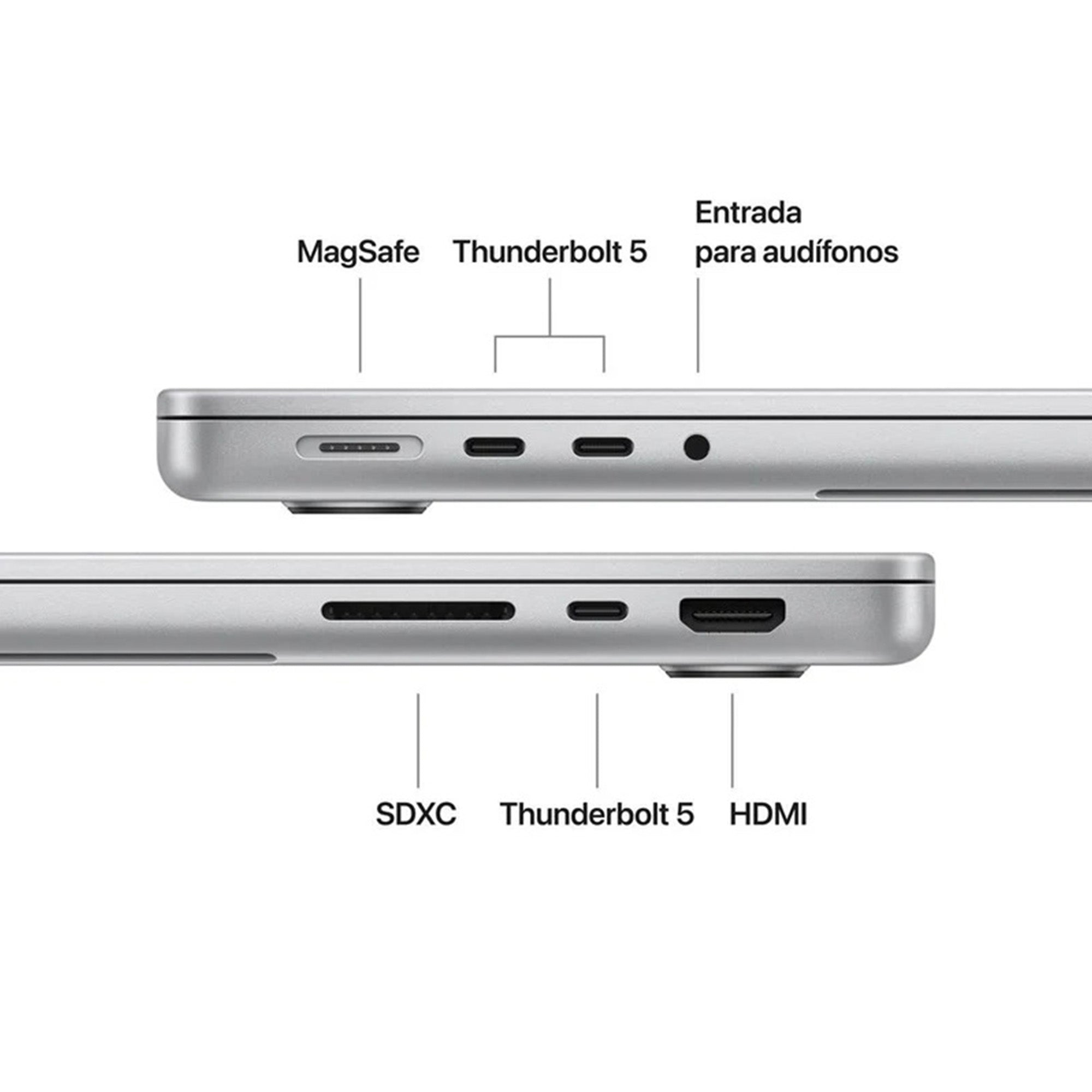 MacBook Pro 14" (M5 MAX) Plata 5