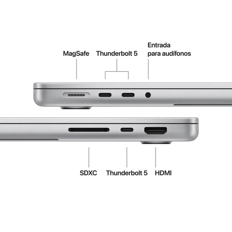 MacBook Pro 14" (M5 MAX) Plata 5