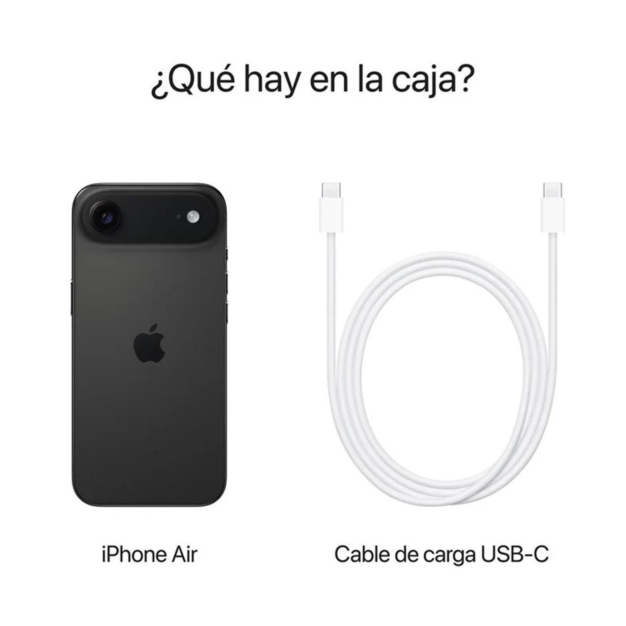iPhone Air Negro espacial 6