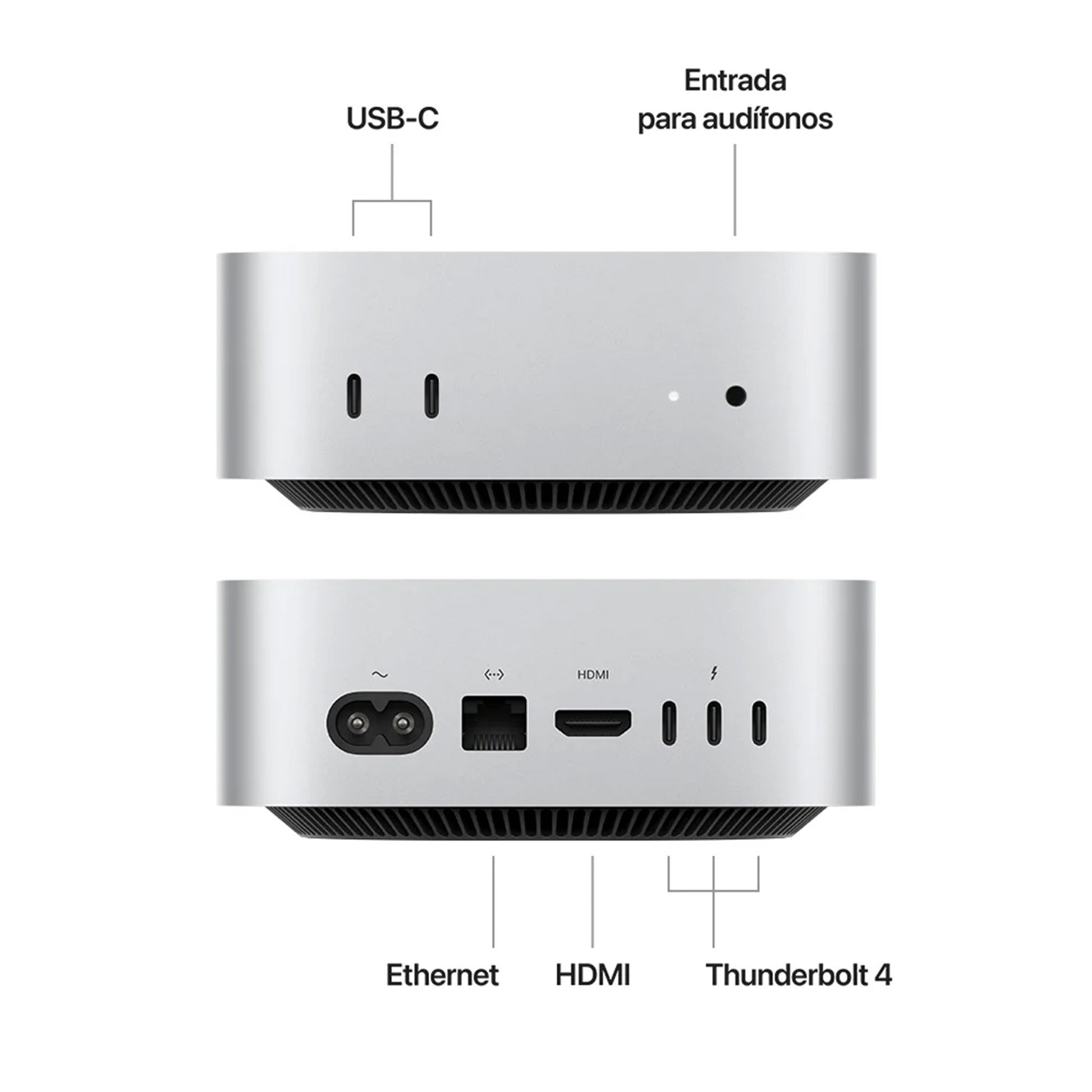 Mac Mini (M4 PRO) Plata 3