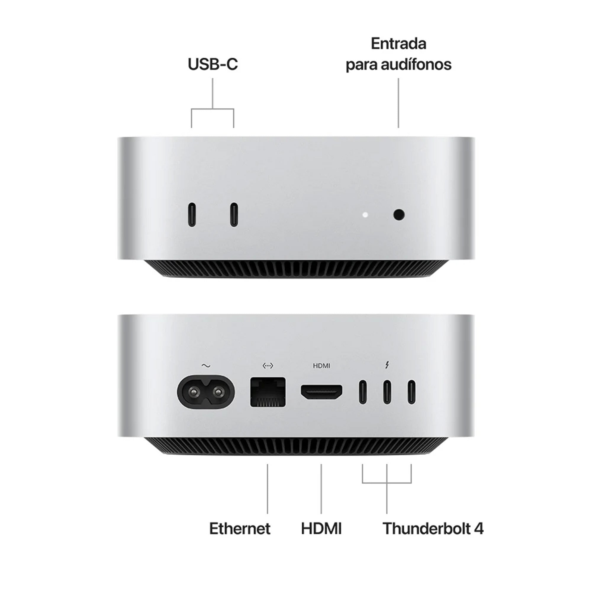 Mac Mini (M4 PRO) Plata 3