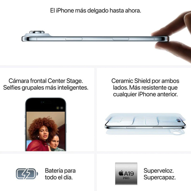 iPhone Air Negro espacial 4