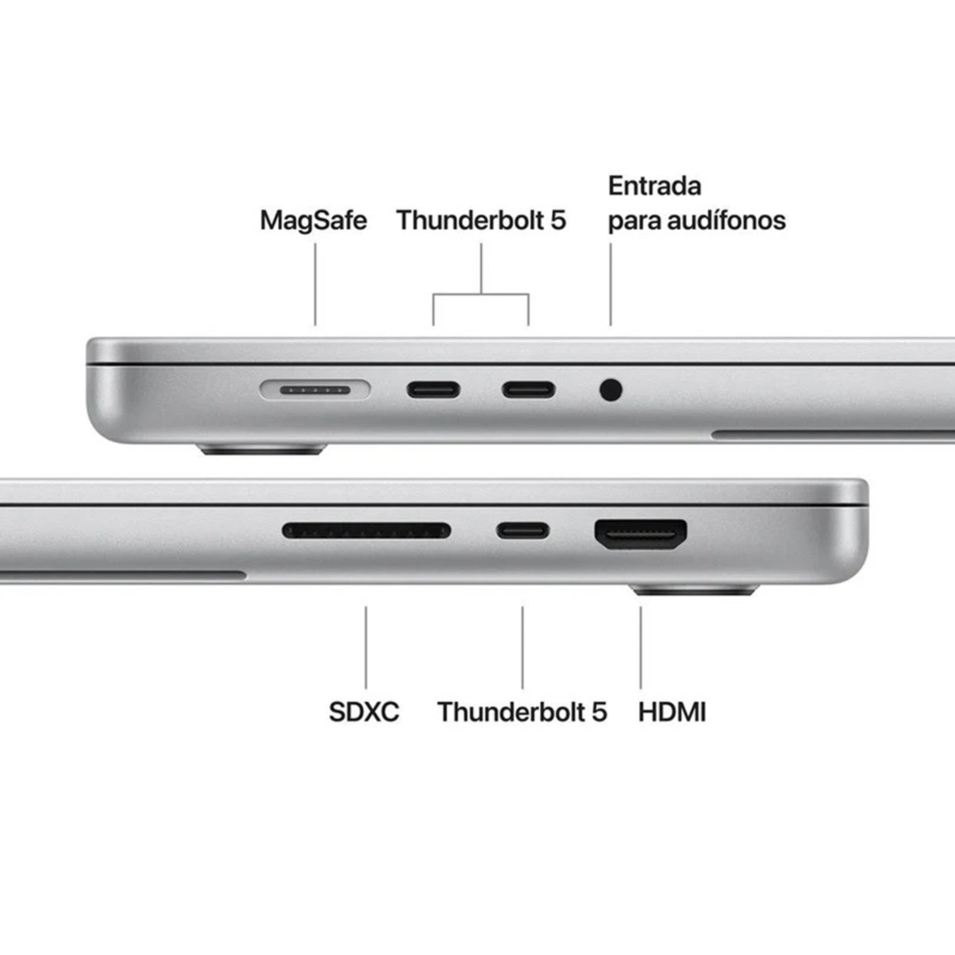 MacBook Pro 16" (M5 MAX) Plata 5