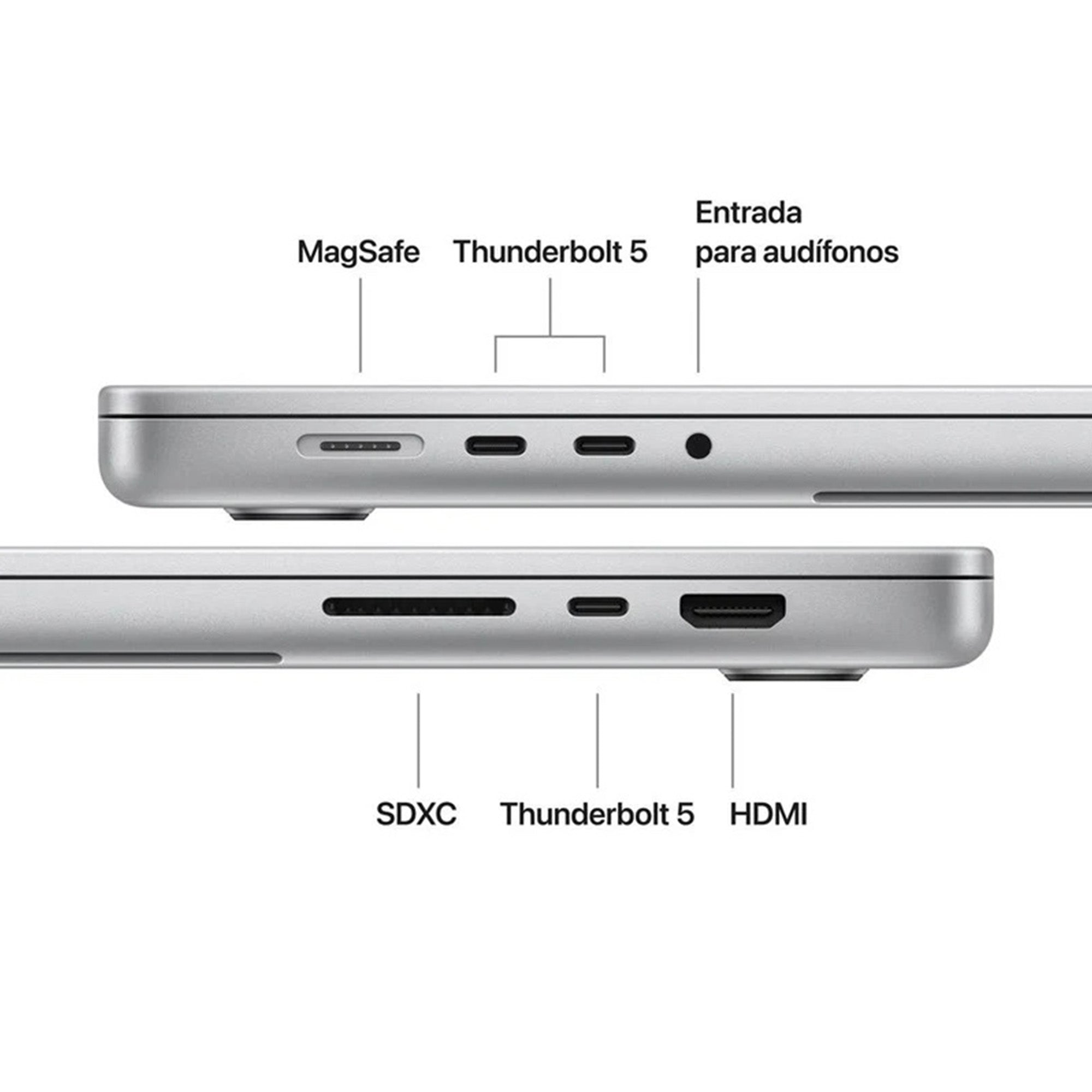 MacBook Pro 16" (M5 MAX) Plata 5