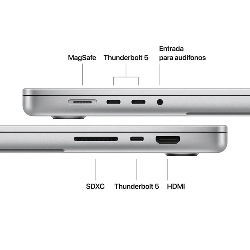 MacBook Pro 16" (M5 MAX) Plata 5
