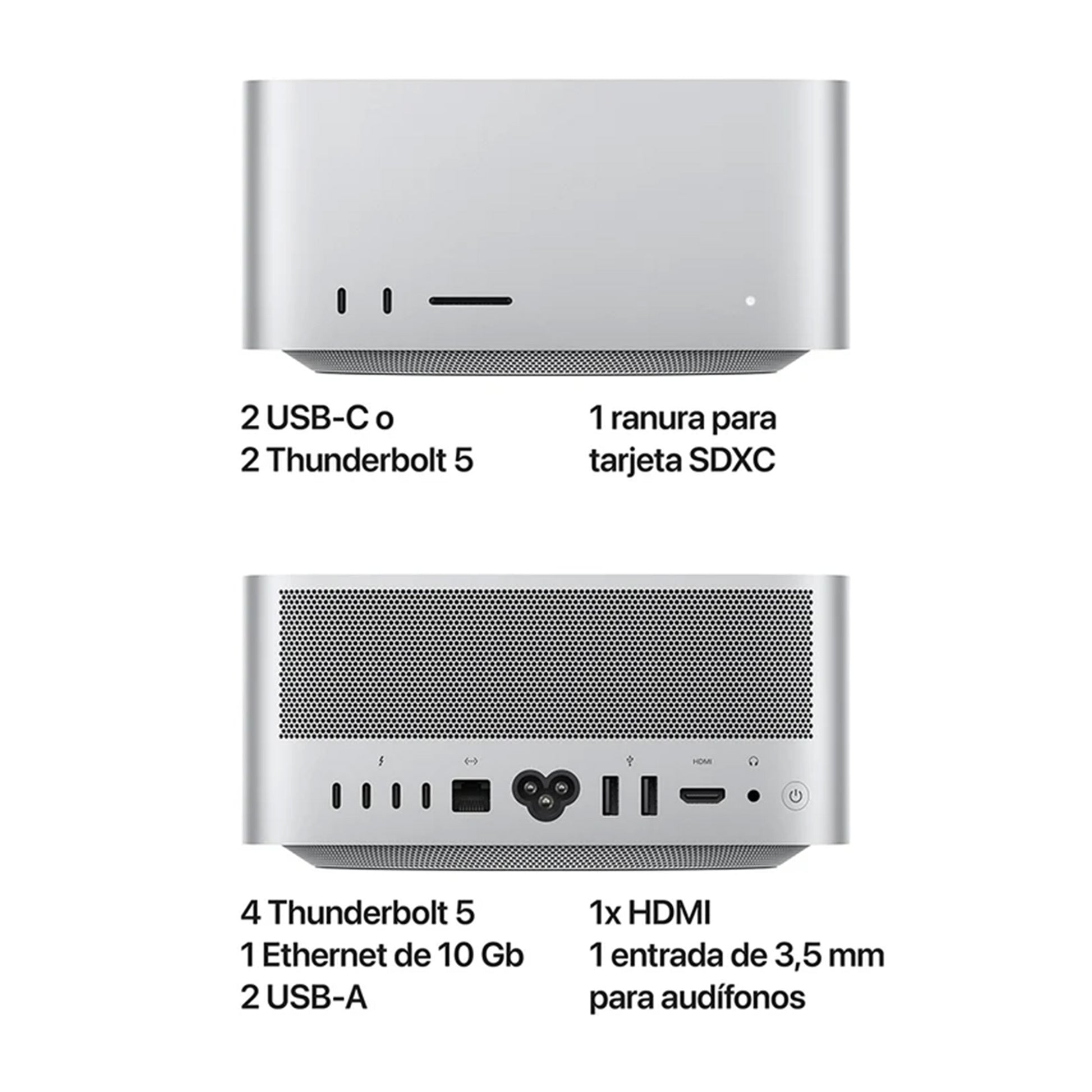 Mac Studio (M3 ULTRA) Plata 3