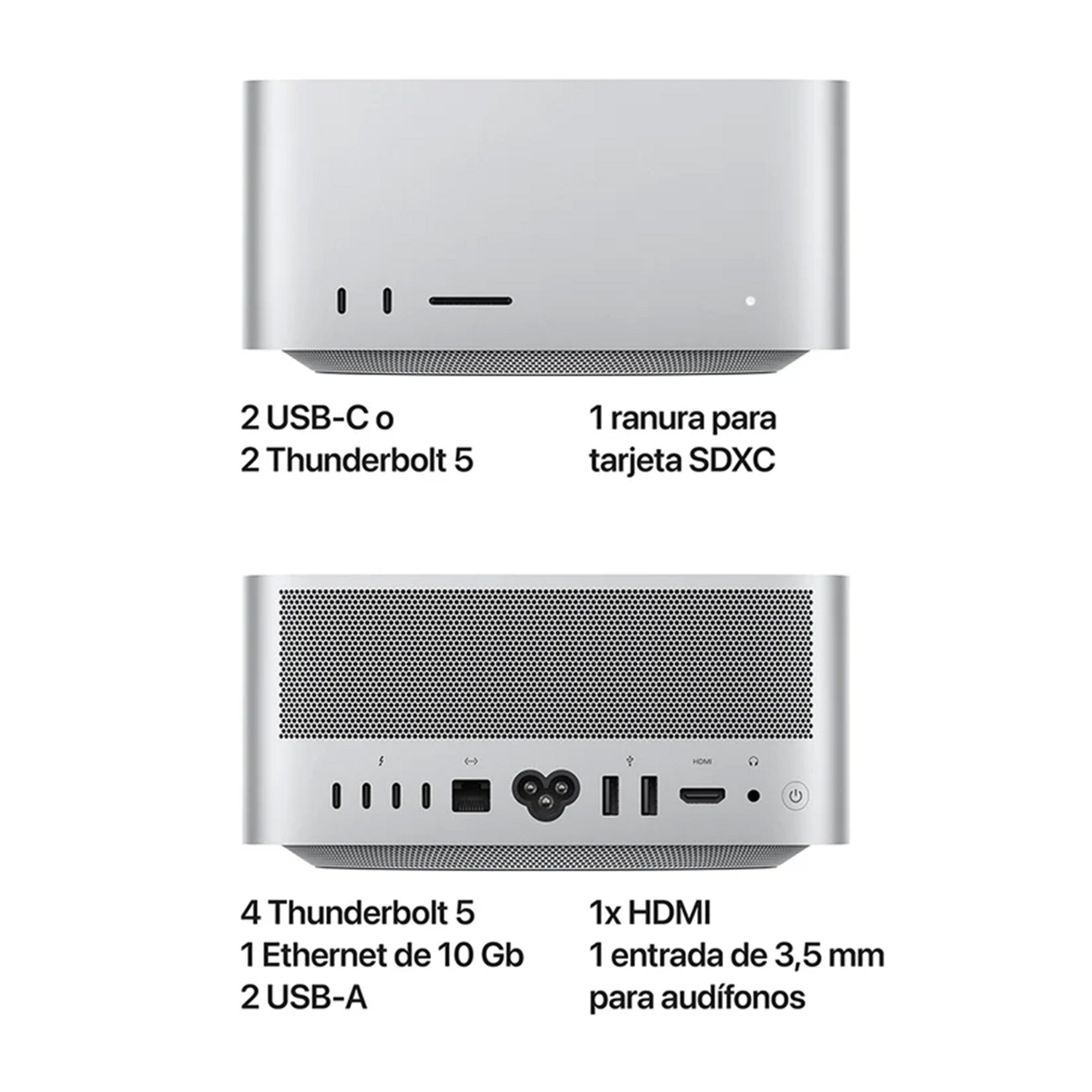 Mac Studio (M3 ULTRA) Plata 3