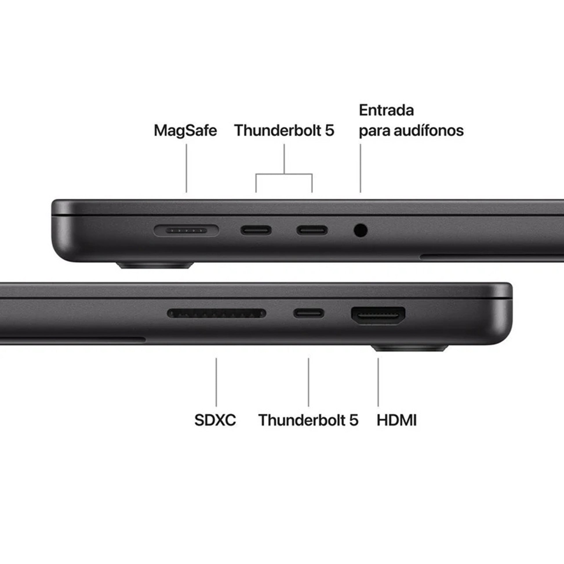 MacBook Pro 16" (M5 MAX) Negro espacial 5