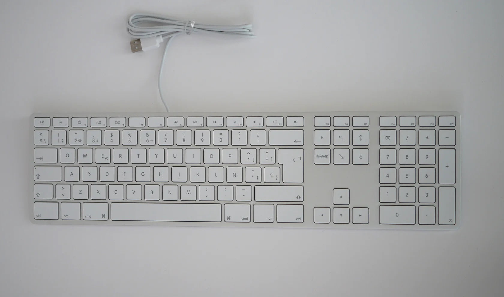 Teclado USB alfanumerico FK318S-ES 2